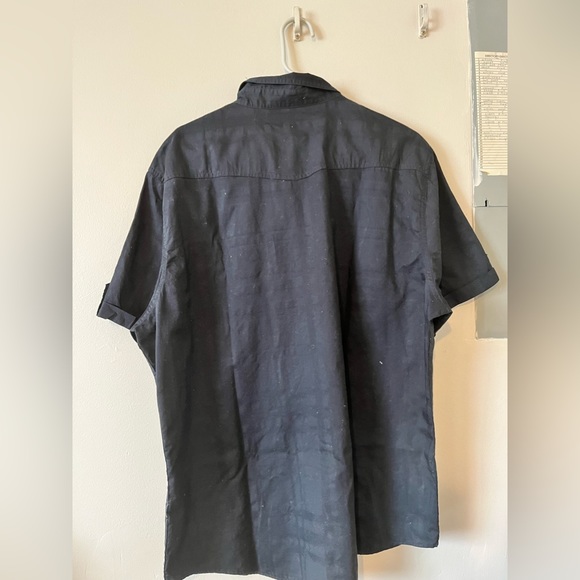 Black Button-Up Shirt. - Picture 2 of 2